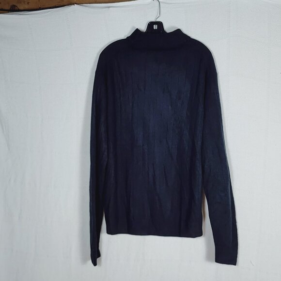 Dockers Black Acrylic Long Sleeve Mock Neck Basic Soft Pullover Sweater Size XL - Picture 7 of 16